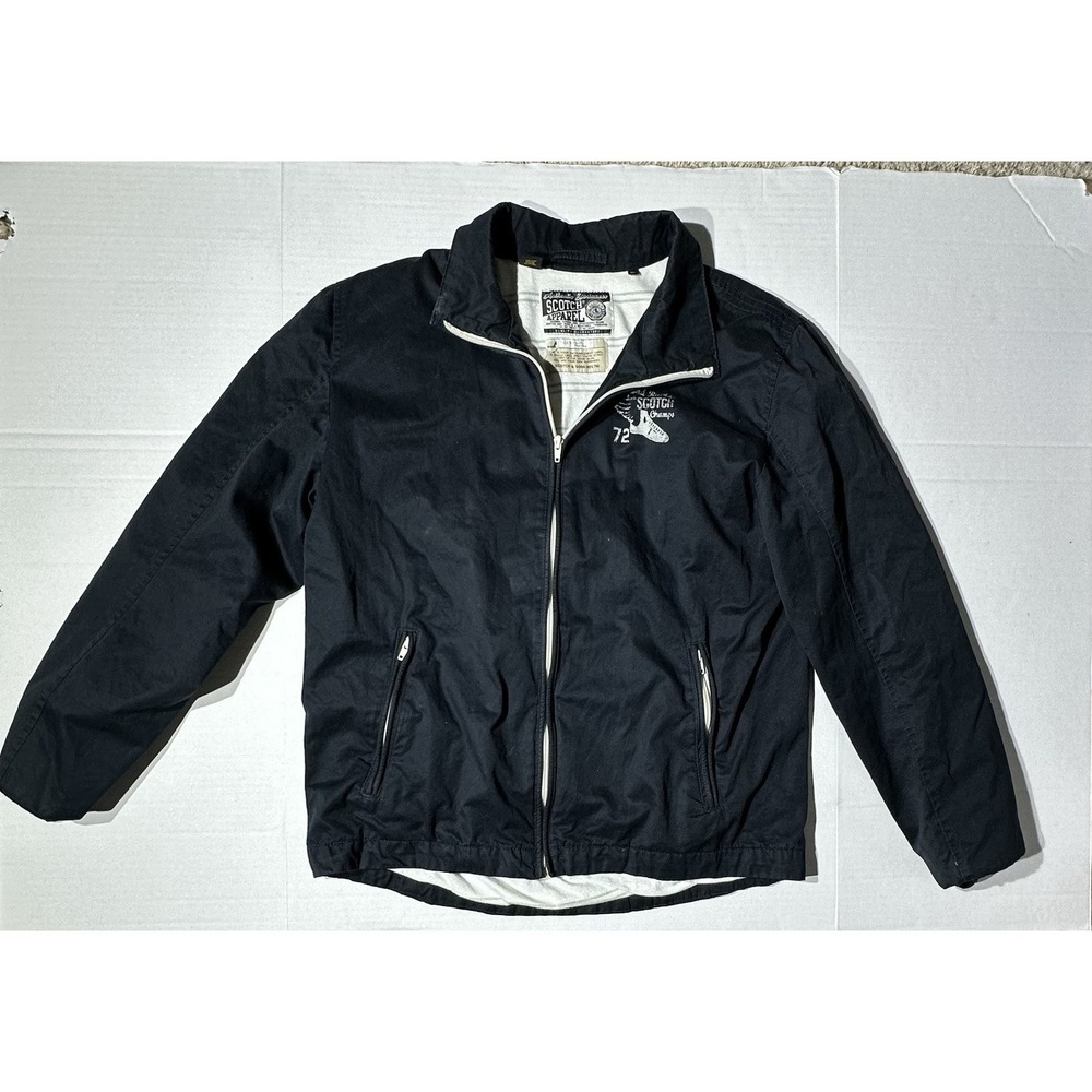 Scotch Soda Full Zip Jacket Adult Xl Black